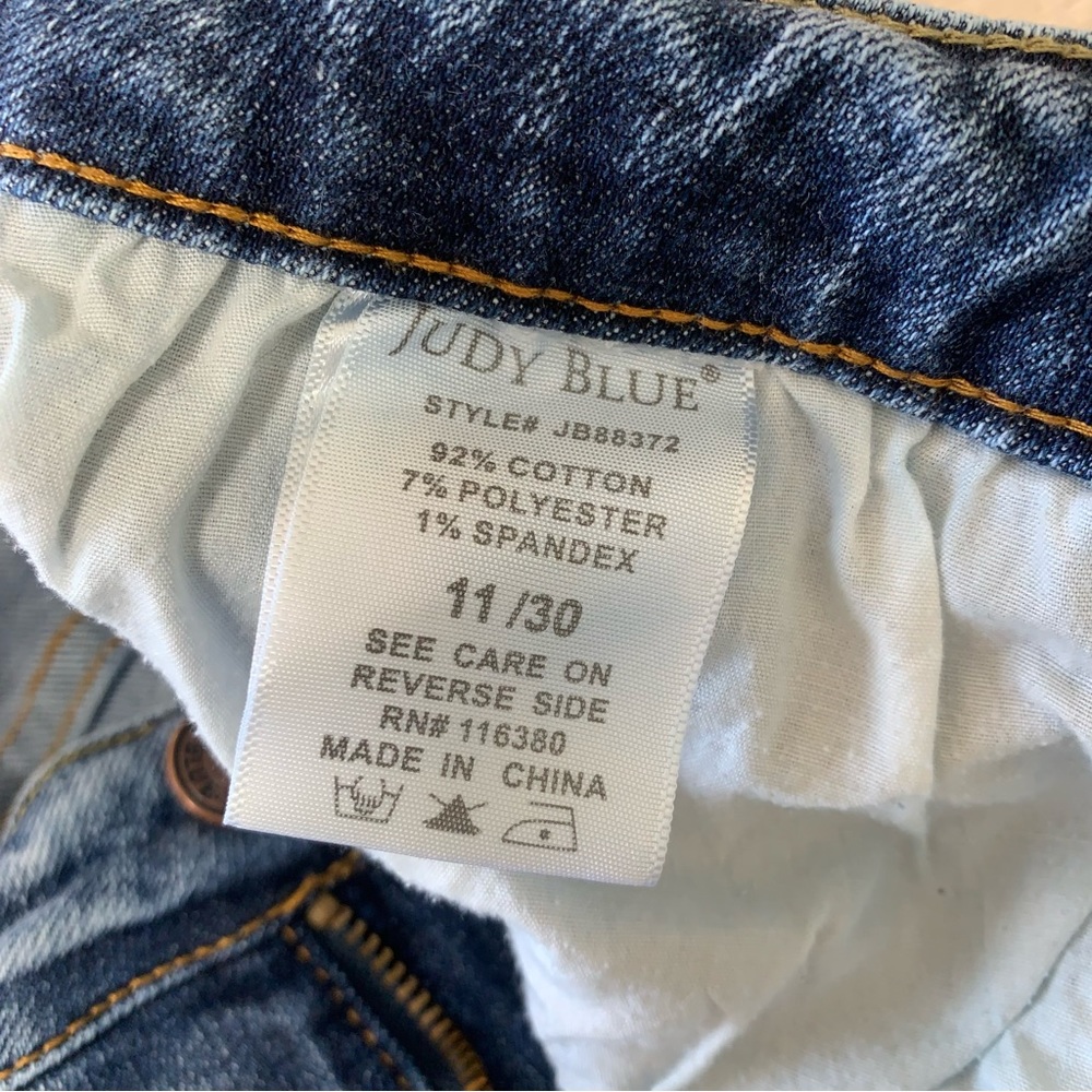 JUDY BLUE Lillian High‎ Rise Slim Fit jeans, size 11/30  style#JB88372 - Picture 5 of 9